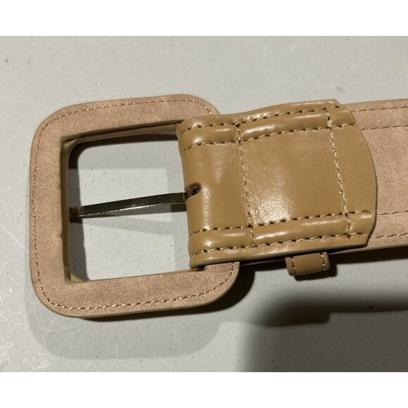 ANN TAYLOR BELT Tan Beige Classic WIDE 2\